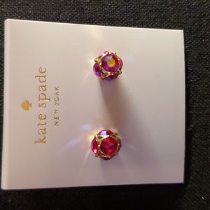 NWT Kate Spade Beaded Ball Earrings